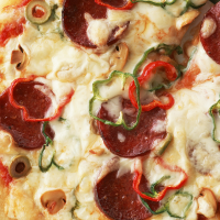 pizza with peppers